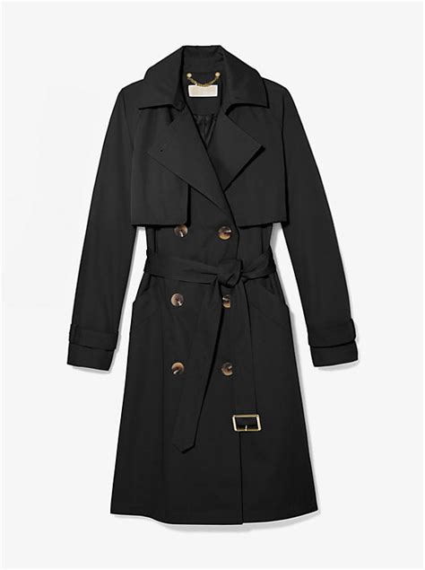 michael kors cotton|Cotton Blend Trench Coat .